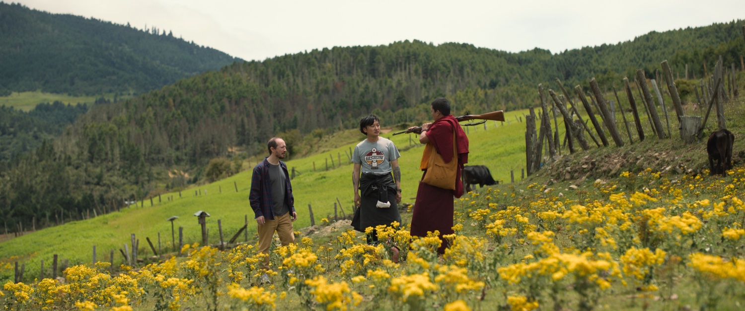 Filmstill "Was will der Lama mit dem Gewehr"